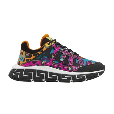 Pre-owned Versace Trigreca 'pink Leopard' | Multi-color | Men's Size 42