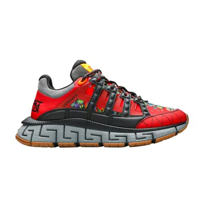 Pre-owned Versace Trigreca 'red' | Men's Size 45