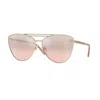 Versace Pink Cat Eye Ladies Sunglasses Ve2267 12527e 68