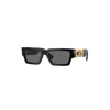 Versace Unisex Sunglasses Ve4459f In Black