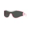 Versace Eyewear Shield-frame Sunglasses In Black