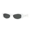 Versace Irregular Sunglasses In White