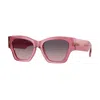 Versace Pink Gradient Square Ladies Sunglasses Ve4492u 551646 53