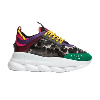 Pre-owned Versace Wmns Chain Reaction 'animalier' | Multi-color | Women's Size 36
