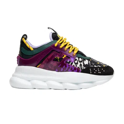 Pre-owned Versace Wmns Chain Reaction 'mega Mix' | Multi-color | Women's Size 36.5