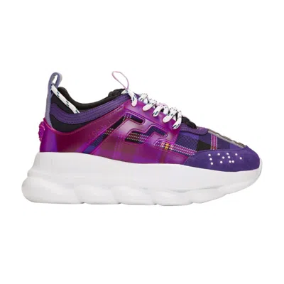 Pre-owned Versace Wmns Chain Reaction | Purple | Women's Size 35.5