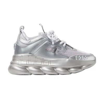 Pre-owned Versace Wmns Chain Reaction 'silver' | Women's Size 37.5