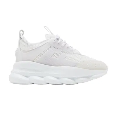 Pre-owned Versace Wmns Chain Reaction 'white' | Women's Size 37.5