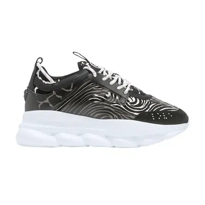 Pre-owned Versace Wmns Chain Reaction 'zebra Print' | Black | Women's Size 36