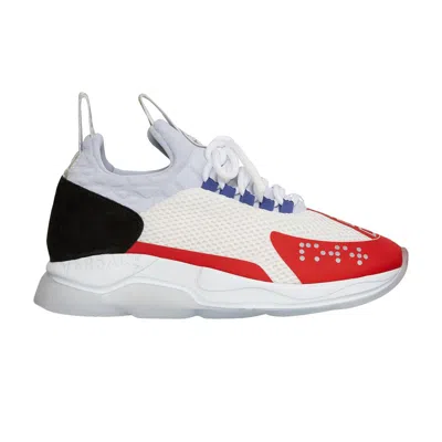 Pre-owned Versace Wmns Cross Chainer 'white Red' 2019 | Women's Size 38