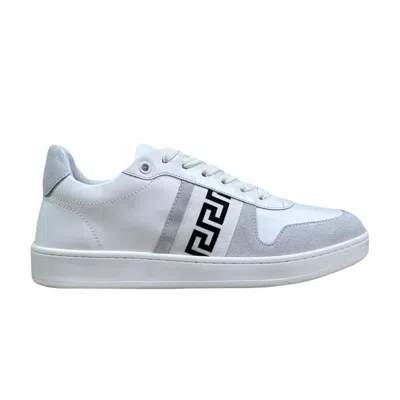 Pre-owned Versace Wmns La Greca Sneaker 'white Grey Black' | Women's Size 38