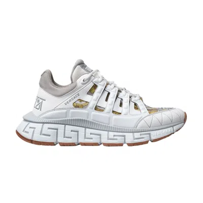 Pre-owned Versace Wmns Trigreca 'barocco Print - White' 2021 | Women's Size 36