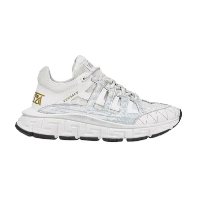 Pre-owned Versace Wmns Trigreca 'white' | Women's Size 38.5