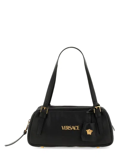 Versace Versatile Mini Shopping Shoulder Bag In White