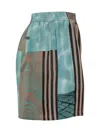 Versace Versatile Printed Shorts In Multicolor