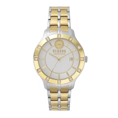 Pre-owned Versace Versus By  Ladies Watch Wristwatch Brackenfell Vsp460218 Stainless Steel