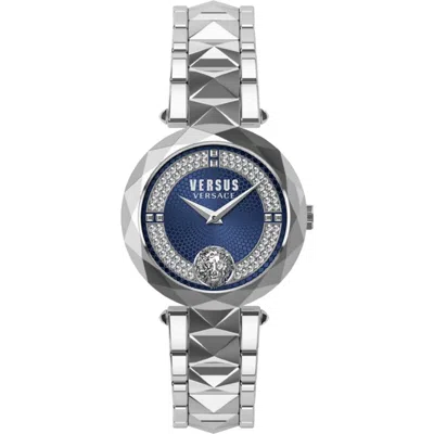 Pre-owned Versace Versus By  Women Watch Covent Garden Vspcd7820 Stainless Steel