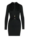 Versace Black Viscose Dress