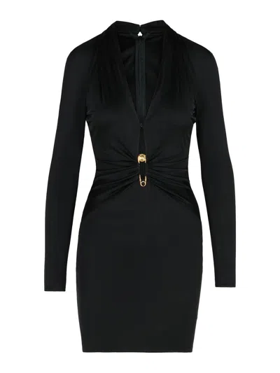 Versace Black Viscose Dress