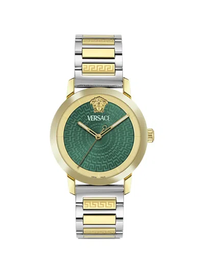 Versace V-helix 40mm Watch In Multi