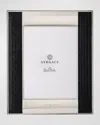 Versace Photo Frame In Silver/black