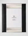 Versace Vhf11 Picture Frame, 8" X 10" In Silver-black