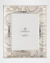 Versace Vhf12 Picture Frame, 5" X 7" In Silver