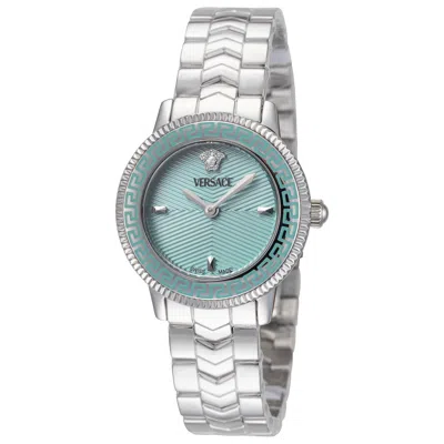 Versace V-icon Women's Watch In Silver