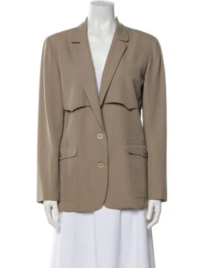 Pre-owned Versace Vintage 1980's Blazer In Neutral