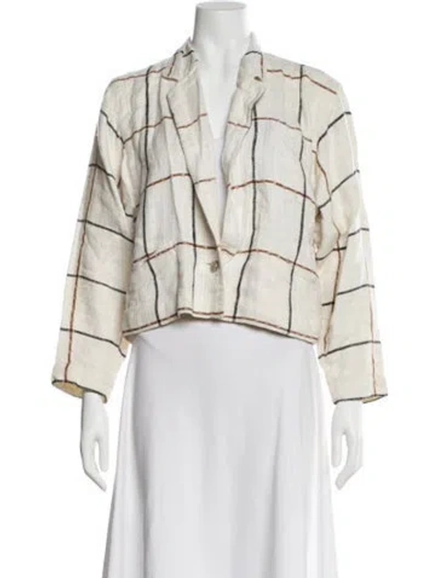 Pre-owned Versace Vintage 1980's Blazer In Neutral
