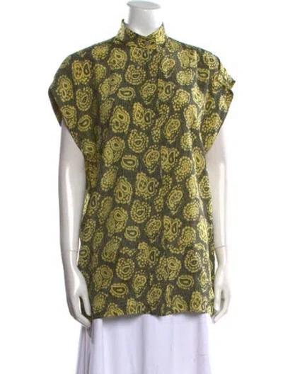 Pre-owned Versace Vintage 1980's Blouse In Multi