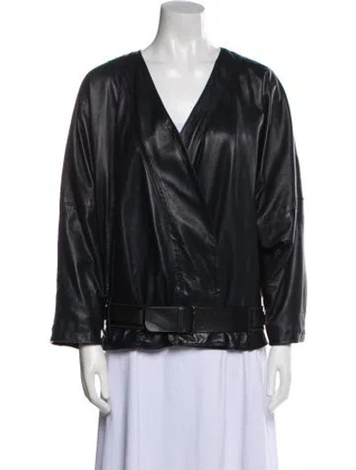 Pre-owned Versace Vintage 1980's Evening Jacket In Blue