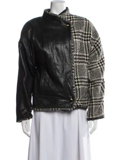 Pre-owned Versace Vintage 1980's Jacket In Black
