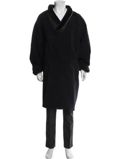 Pre-owned Versace Vintage 1980's Parka In Black