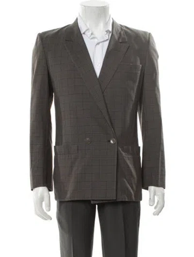 Pre-owned Versace Vintage 1980's Sport Coat In Blue