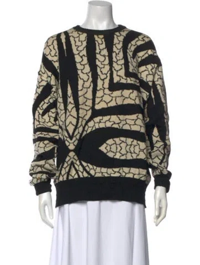 Pre-owned Versace Vintage 1980's Sweater In Multi