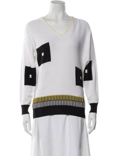 Pre-owned Versace Vintage 1980's Sweater In Multi