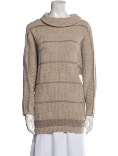 Pre-owned Versace Vintage 1980's Sweater In Neutral