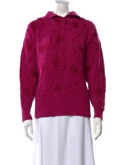 Pre-owned Versace Vintage 1980's Sweater In Pink