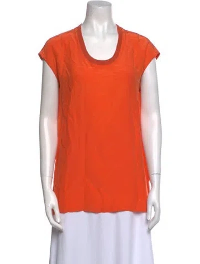 Pre-owned Versace Vintage 1980's T-shirt In Orange