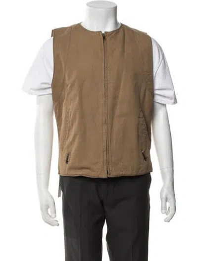 Pre-owned Versace Vintage 1980's Vest In Green