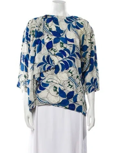 Pre-owned Versace Vintage 1983 Blouse In Multi