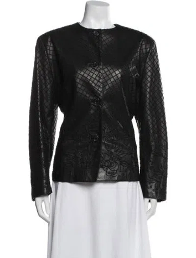 Pre-owned Versace Vintage 1986 Jacket In Black
