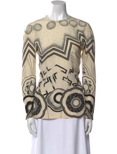 Pre-owned Versace Vintage 1988 Blouse In Neutral