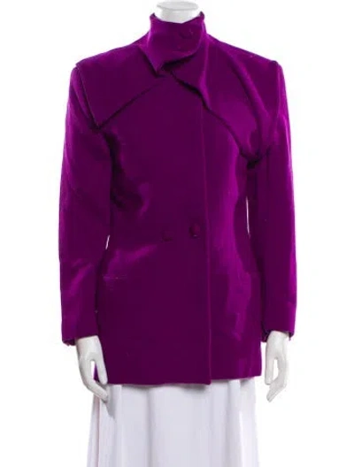 Pre-owned Versace Vintage 1988 Evening Jacket In Purple