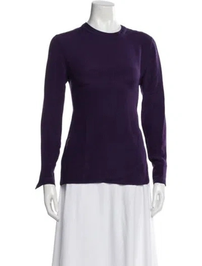 Pre-owned Versace Vintage 1988 Top In Purple