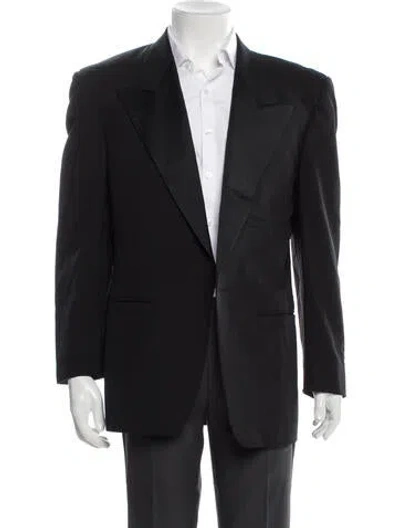 Pre-owned Versace Vintage 1990's Blazer In Black