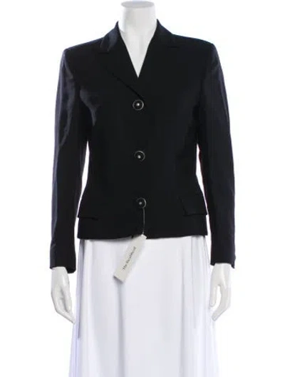 Pre-owned Versace Vintage 1990's Blazer In Black