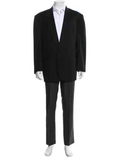 Pre-owned Versace Vintage 1990's Blazer In Black