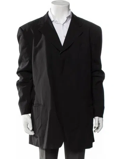 Pre-owned Versace Vintage 1990's Blazer In Black